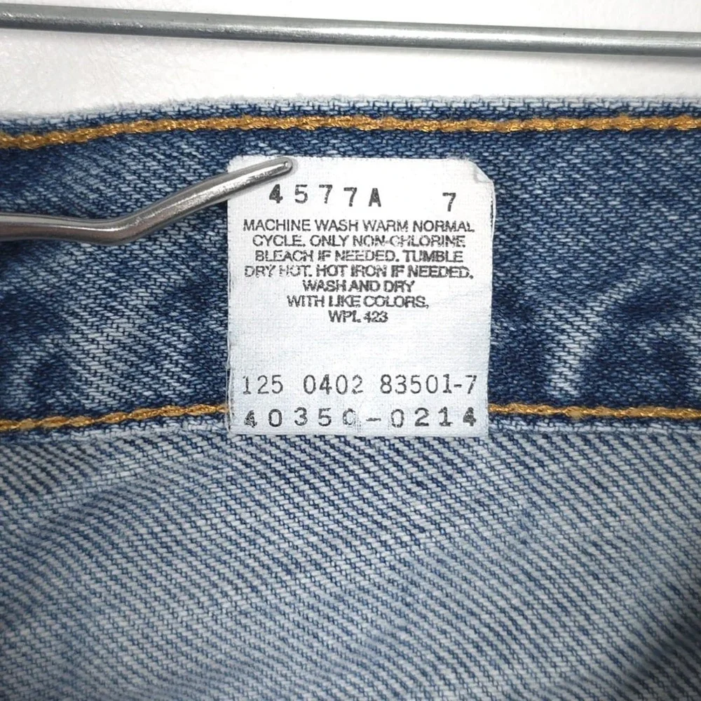 LEVI'S 550 Kids Unisex 8 Relaxed Fit Tapered Blue 100% Cotton VINTAGE 4577A